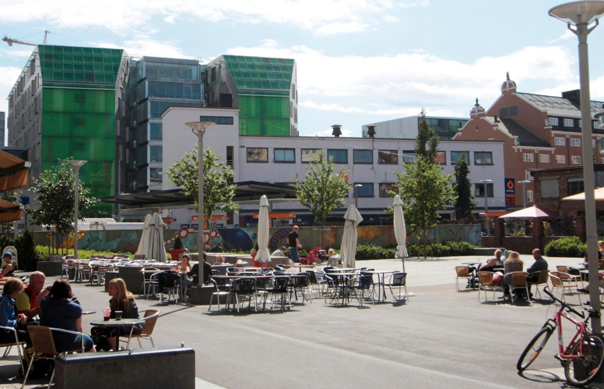 City Center Flat W Roof Top Terrace & Free Parking Oslo Exterior photo